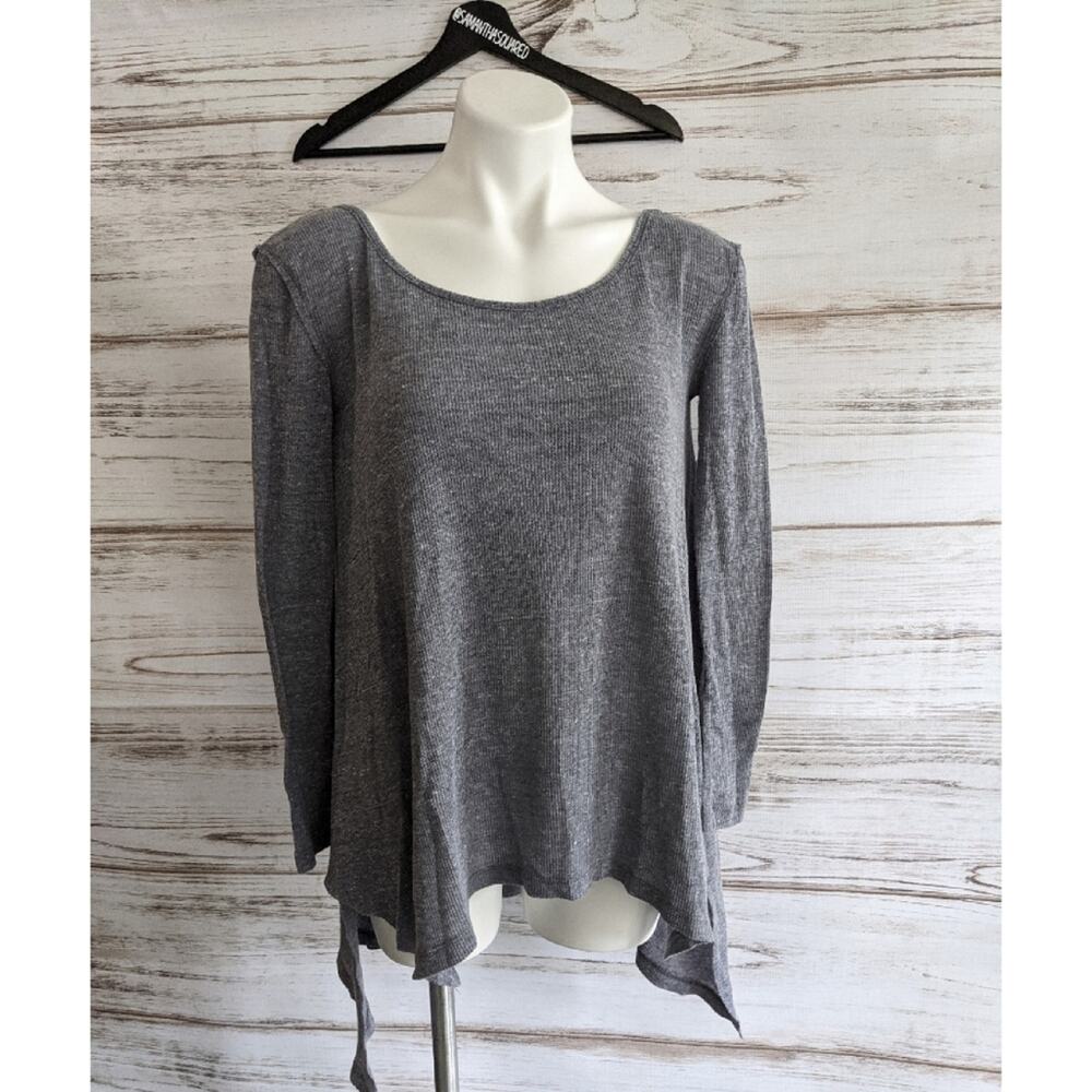 We The Free Oversized Waffle Knit Tee Sz xsmall
